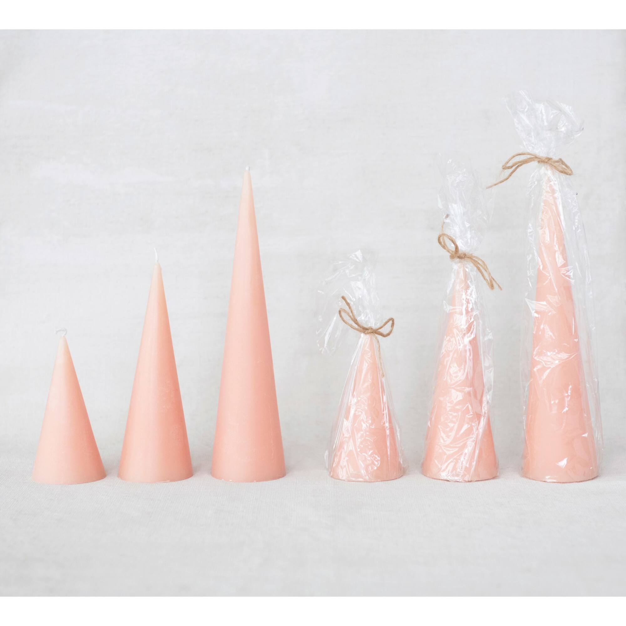 Hello Honey® 7" Pink Unscented Tree Shaped Candle